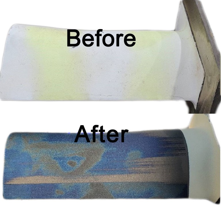 UHP Water jet - Engine Blade Coating Removal